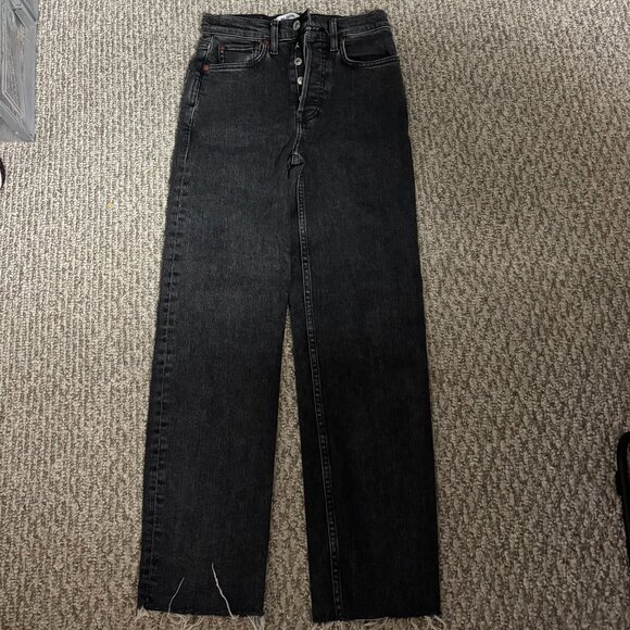RE/DONE black denim jeans - Picture 1 of 1